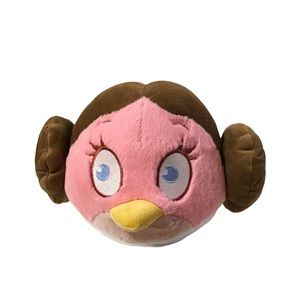 Angry Birds Star Wars Princess Leia Organa Plush Pink Stuffed Animal Toy 7 inch